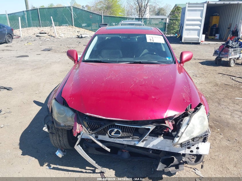 2006 Lexus Is 250 VIN: JTHCK262062008395 Lot: 44838328