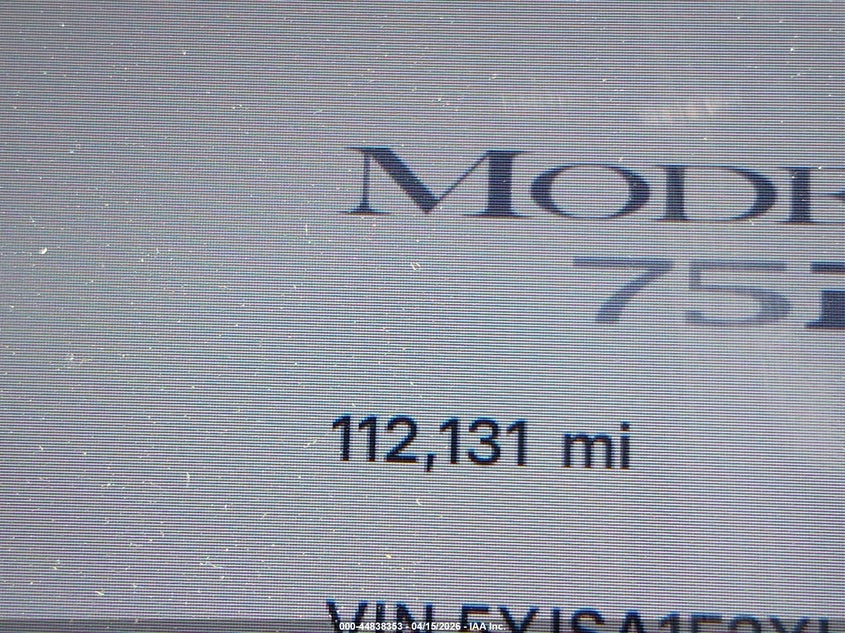 2017 Tesla Model S 100D/60D/75D/90D/P100D VIN: 5YJSA1E2XHF194636 Lot: 44838353