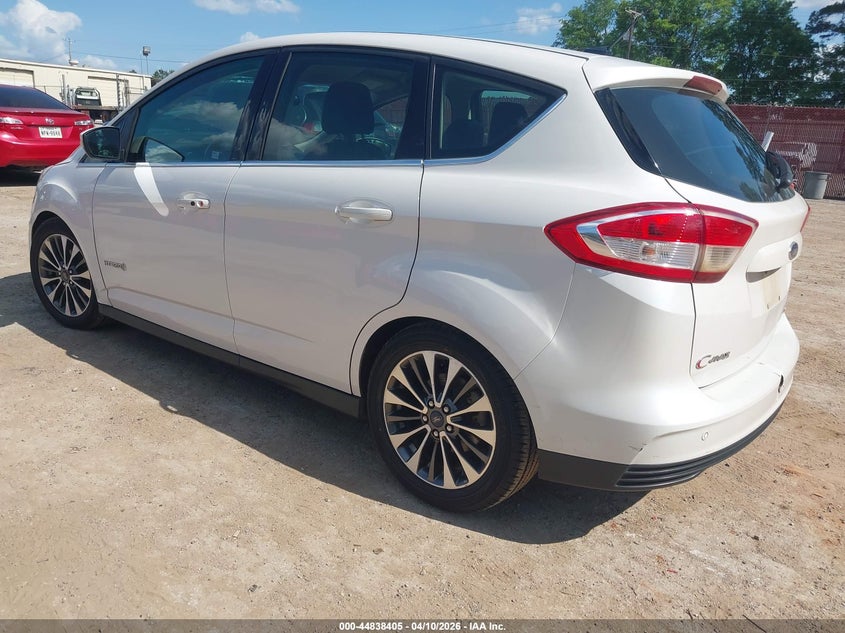 2017 Ford C-max 2.0 C-Max Hybrid Titanium white Lot 111044838405 Vin 1FADP5DU9HL101688