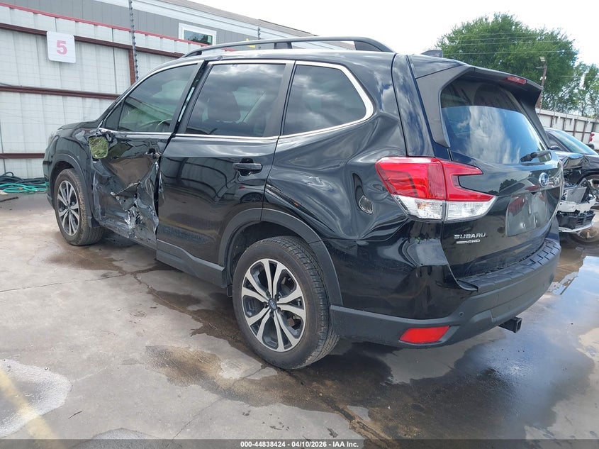 2021 Subaru Forester 2.5 Limited black Lot 111044838424 Vin JF2SKAUC3MH416386