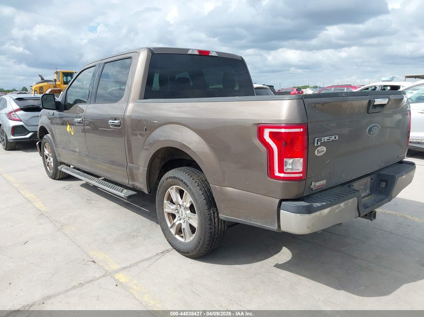 2016 Ford F-150 5.0 Xlt brown Lot 111044838427 Vin 1FTEW1CF3GKF03854