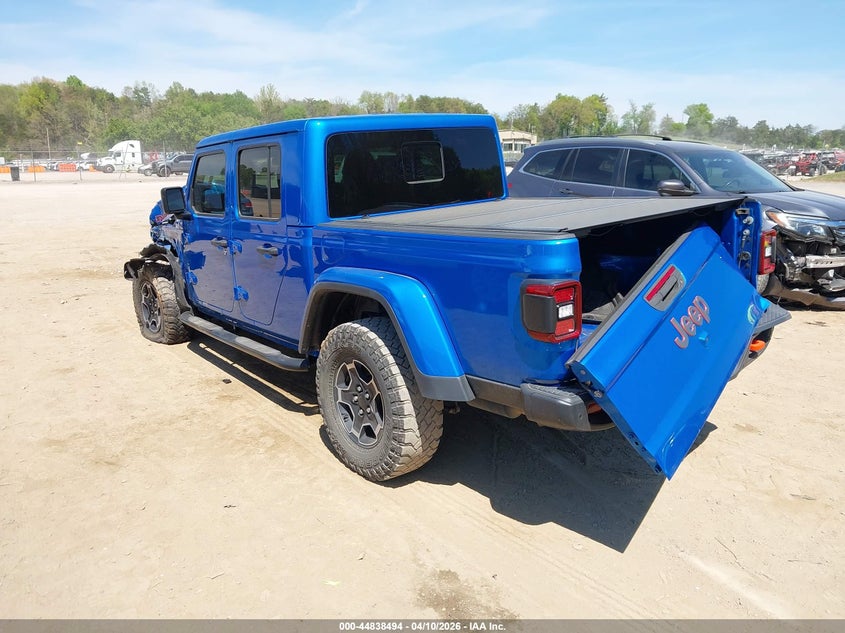 2021 Jeep Gladiator 3.6 Mojave 4X4 blue Lot 111044838494 Vin 1C6JJTEG3ML540043