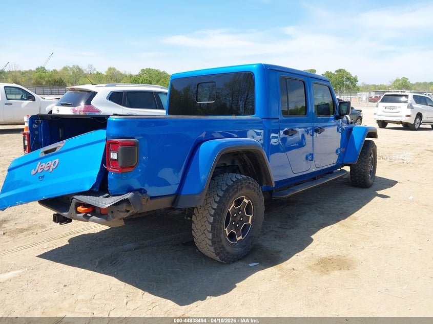 2021 Jeep Gladiator 3.6 Mojave 4X4 blue Lot 111044838494 Vin 1C6JJTEG3ML540043