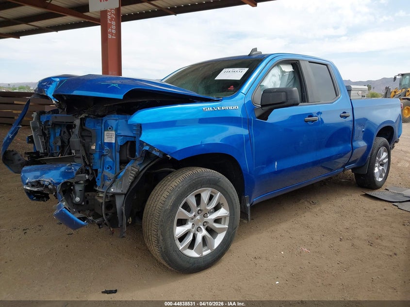 2022 Chevrolet Silverado 1500 2wd  Standard Bed Custom 1GCRABEK3NZ630785 photo 1