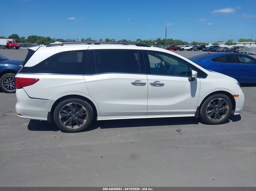 2022 Honda Odyssey Elite VIN: 5FNRL6H96NB057333 Lot: 44838553