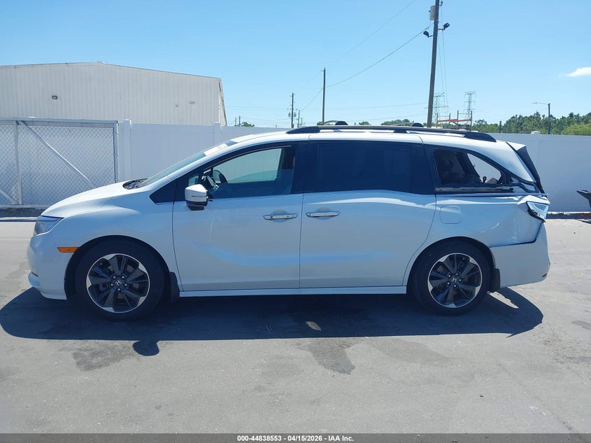2022 Honda Odyssey Elite VIN: 5FNRL6H96NB057333 Lot: 44838553