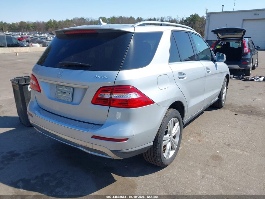 2013 Mercedes-Benz Ml 350 4Matic VIN: 4JGDA5HB6DA201303 Lot: 44838561