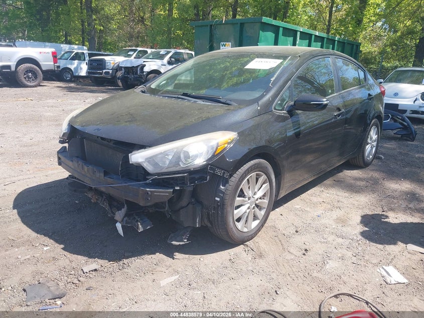 KNAFX4A67F5318853 2015 Kia Forte 1.8 Lx black