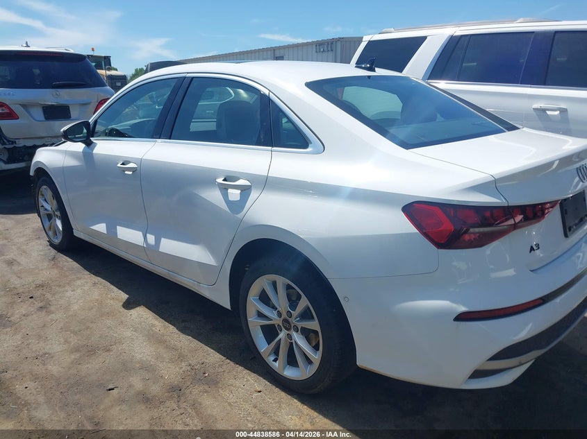 2025 Audi A3 Premium 40 Tfsi Quattro S Tronic VIN: WAUGUDGYXSA069259 Lot: 44838586