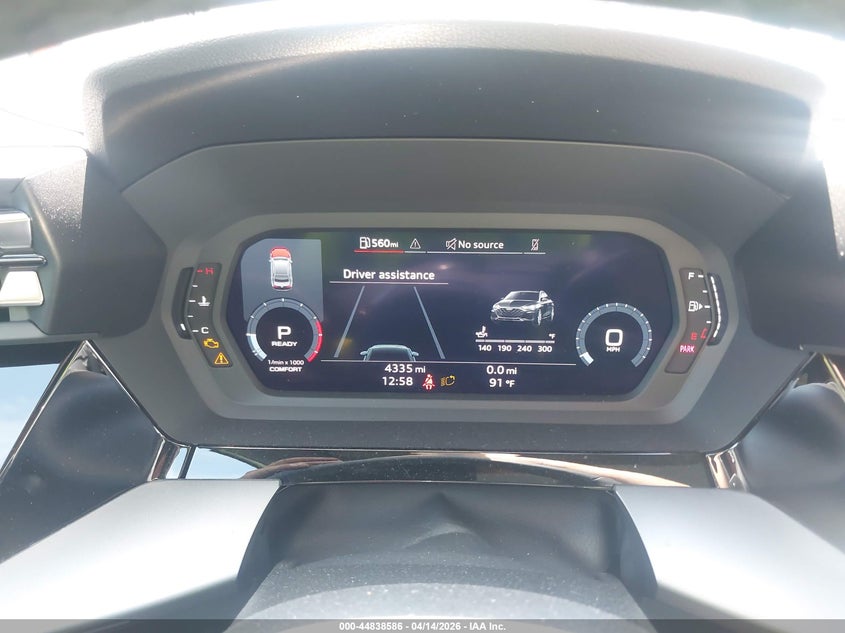 2025 Audi A3 Premium 40 Tfsi Quattro S Tronic VIN: WAUGUDGYXSA069259 Lot: 44838586