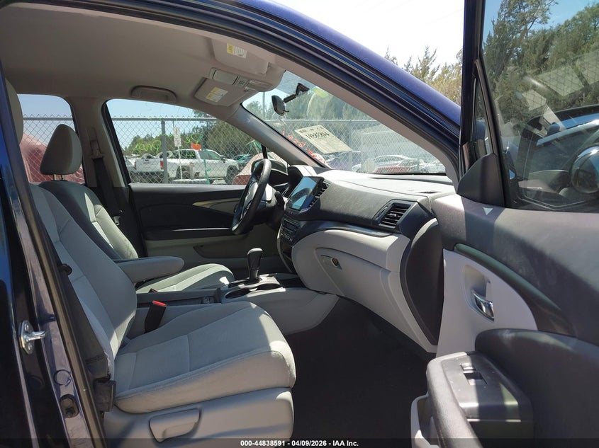 2018 Honda Pilot 3.5 Lx blue Lot 111044838591 Vin 5FNYF5H17JB001595