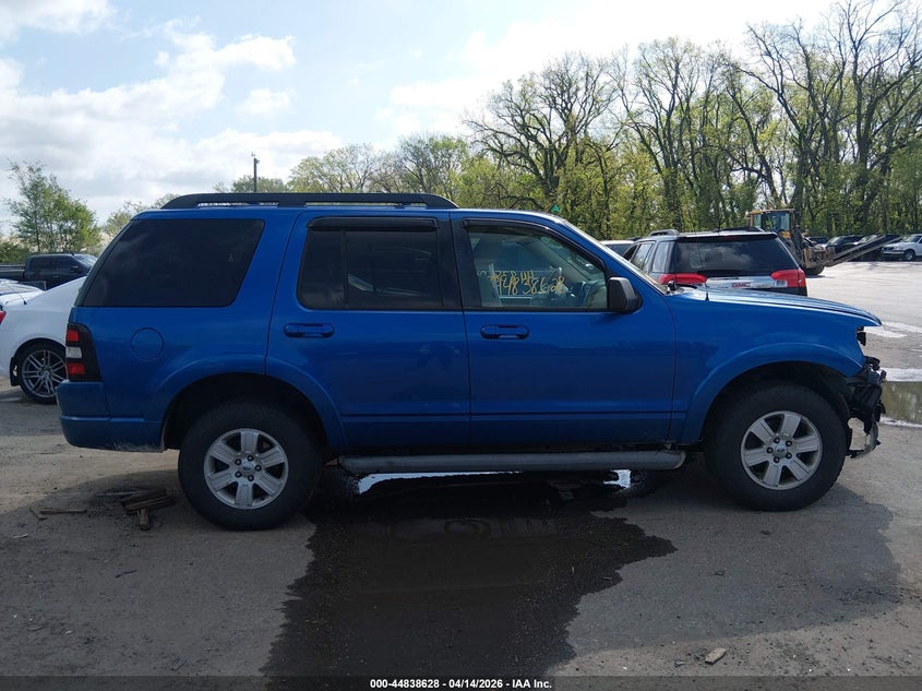 2010 Ford Explorer 4.0 Xlt blue Lot 111044838628 Vin 1FMEU7DEXAUA40469