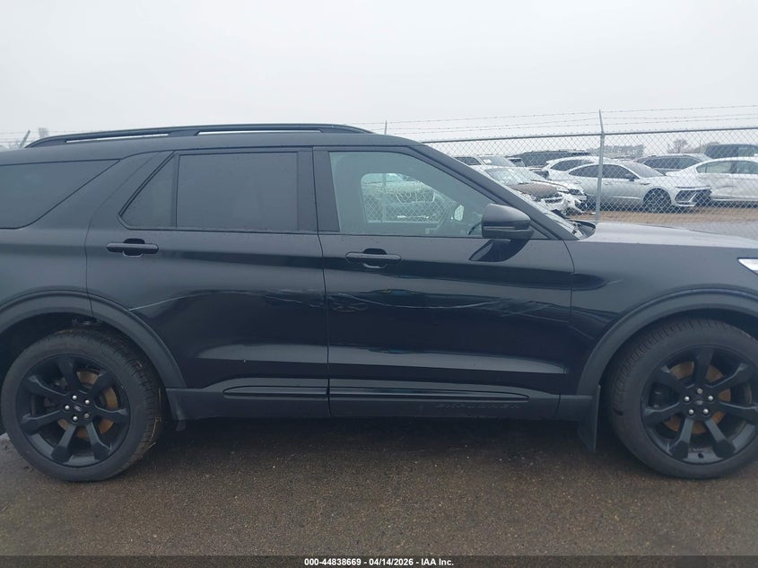 2020 Ford Explorer 3.0 St black Lot 111044838669 Vin 1FM5K8GC7LGA03905