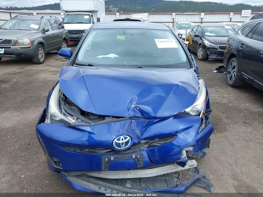 2016 Toyota Prius 1.8 Two Eco blue Lot 111044838736 Vin JTDKARFU2G3518625