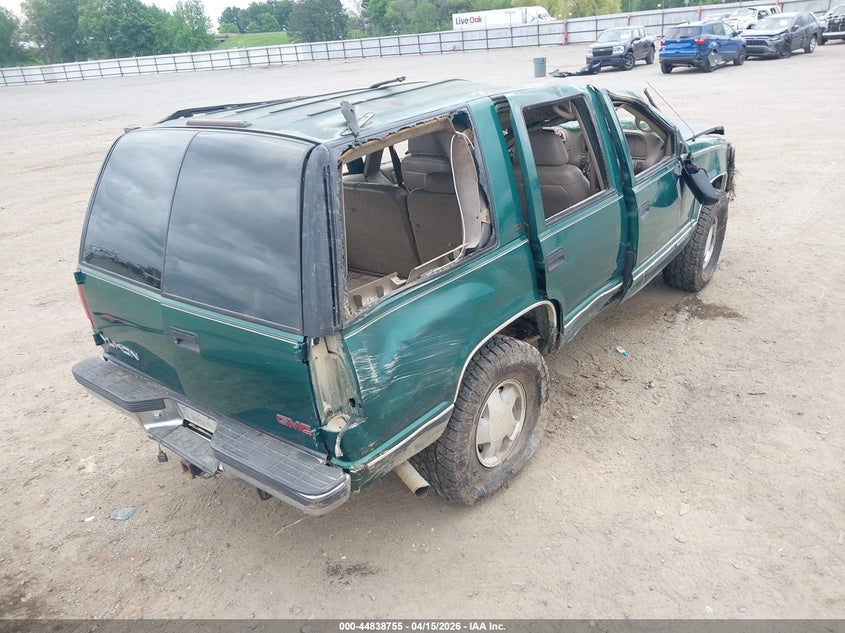 1999 GMC Yukon Slt Cmi VIN: 1GKEK13R5XJ748798 Lot: 44838755