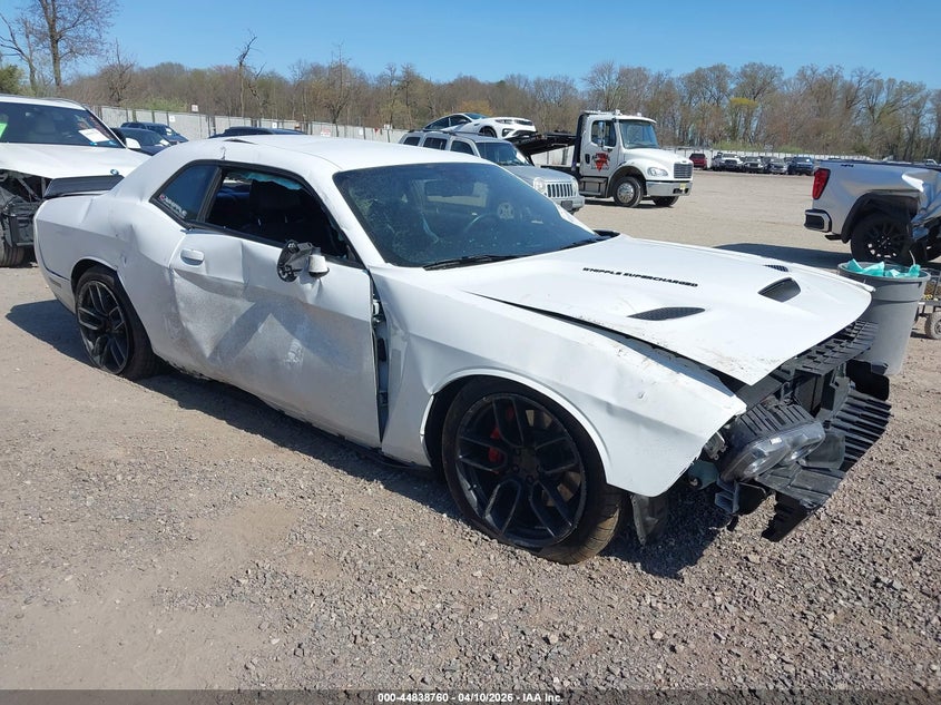 2023 Dodge Challenger 6.4 R/T Scat Pack white Lot 111044838760 Vin 2C3CDZFJ9PH544609