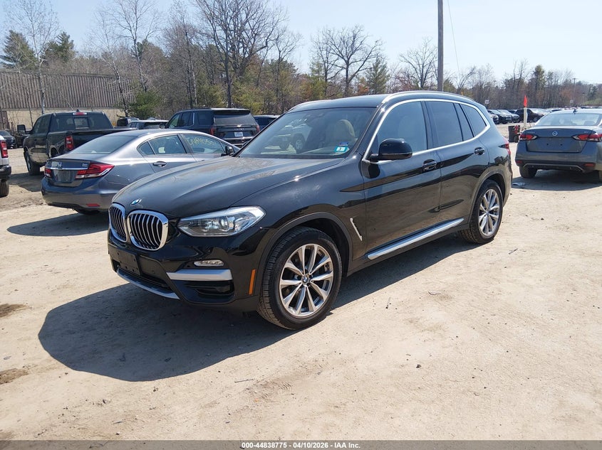 2019 BMW X3 2.0 xDrive30I black Lot 111044838775 Vin 5UXTR9C58KLP93014