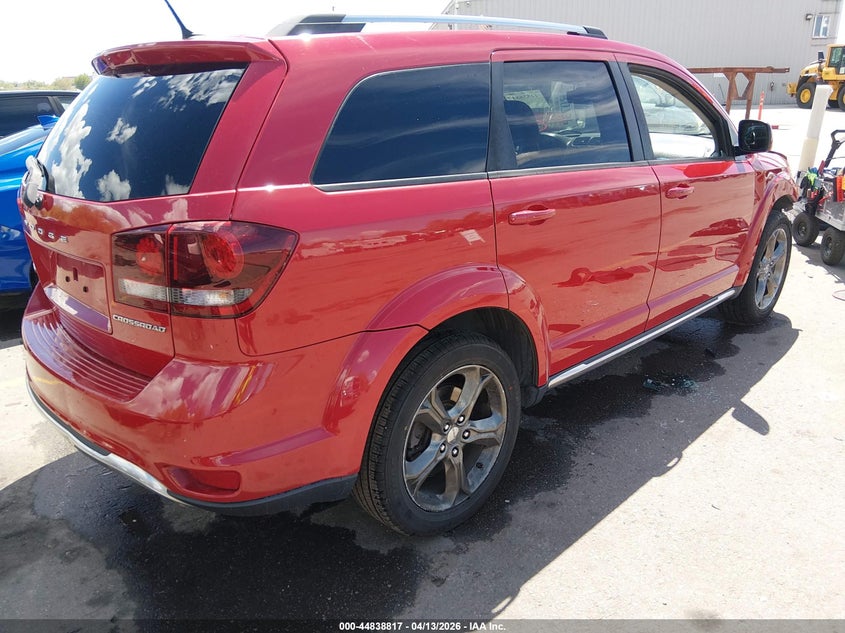 2015 Dodge Journey 3.6 Crossroad red Lot 111044838817 Vin 3C4PDDGG9FT675855