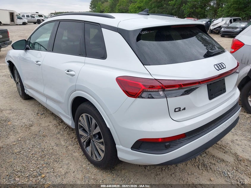 Vin: wa1a5bfz1sp044214, lot: 45336136, audi q4 e-tron premium 45 rwd 20253