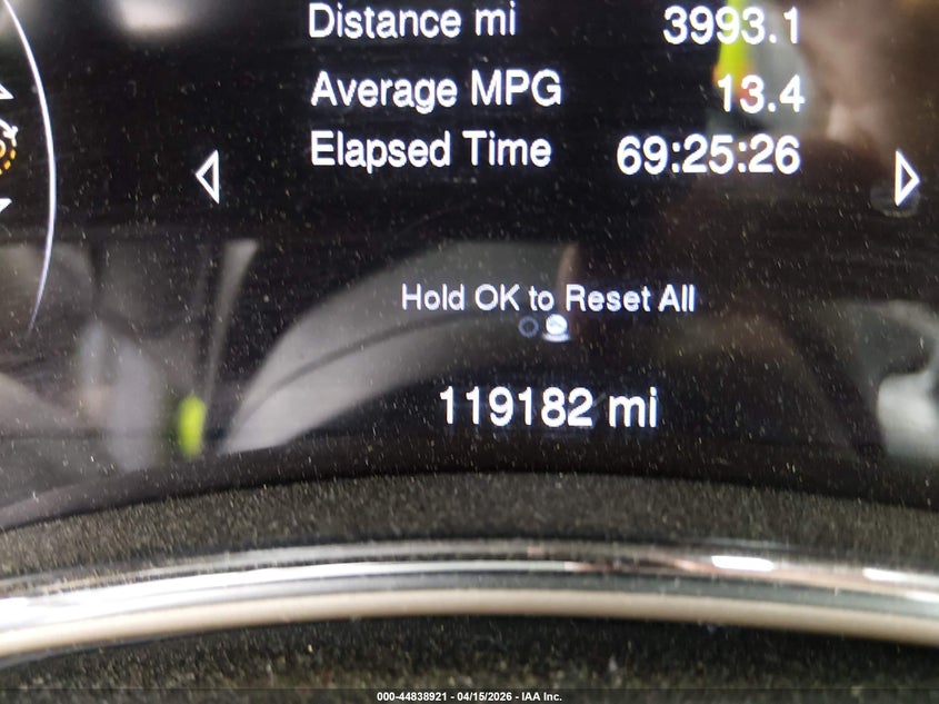 2015 Jeep Grand Cherokee Overland VIN: 1C4RJFCG5FC646495 Lot: 44838921