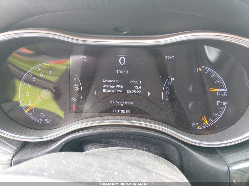 2015 Jeep Grand Cherokee Overland VIN: 1C4RJFCG5FC646495 Lot: 44838921