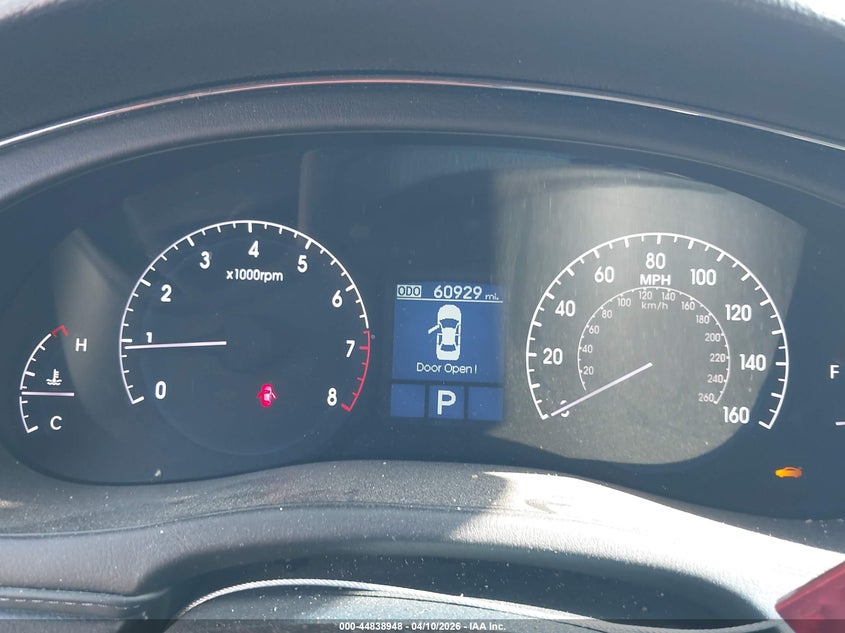 2011 Hyundai Genesis 3.8 VIN: KMHGC4DE8BU142350 Lot: 44838948