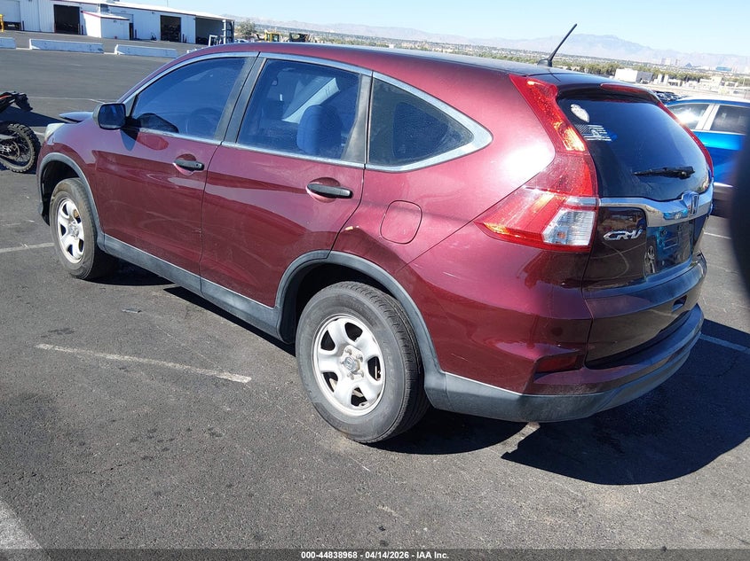 2015 Honda Cr-v 2.4 Cr-V Lx red Lot 111044838968 Vin 2HKRM4H33FH642807