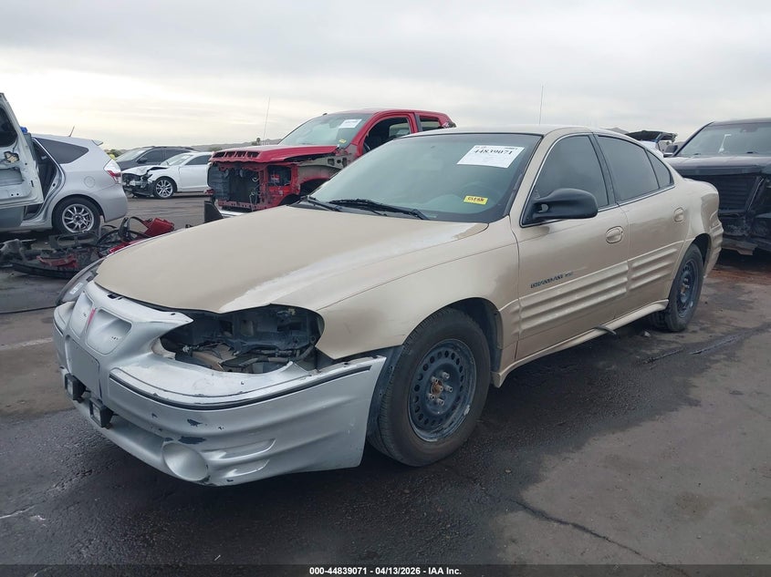 2001 Pontiac Grand Am Se VIN: 1G2NE52TX1M641845 Lot: 44839071
