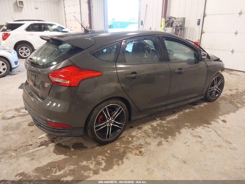 2015 Ford Focus st 2.0 Focus St grey Lot 111044839076 Vin 1FADP3L91FL285717