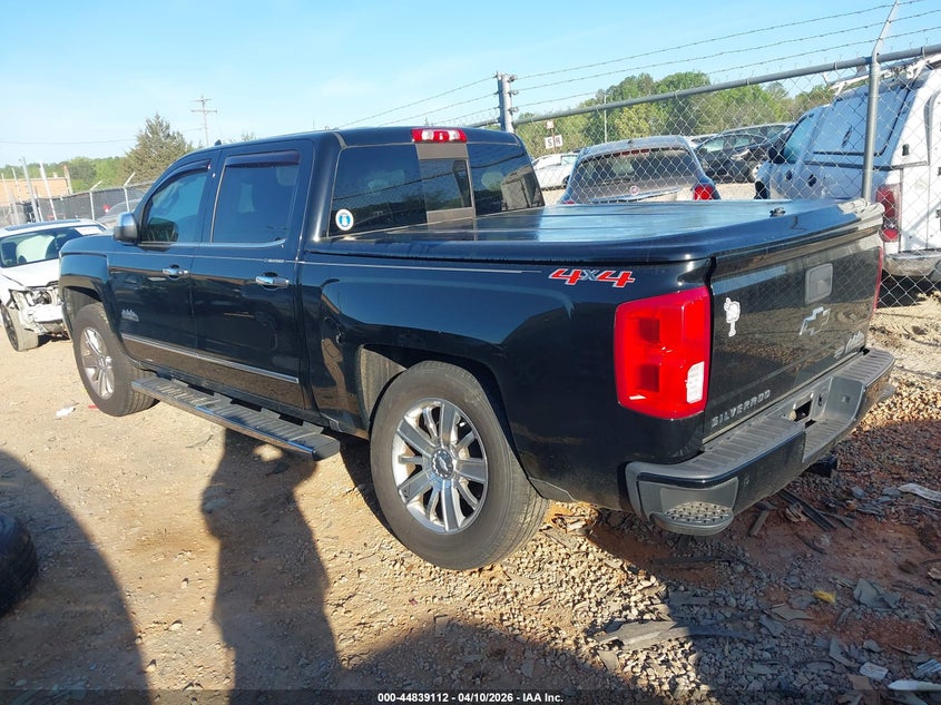 2017 Chevrolet Silverado 5.3 1500 High Country black Lot 111044839112 Vin 3GCUKTEC4HG285969