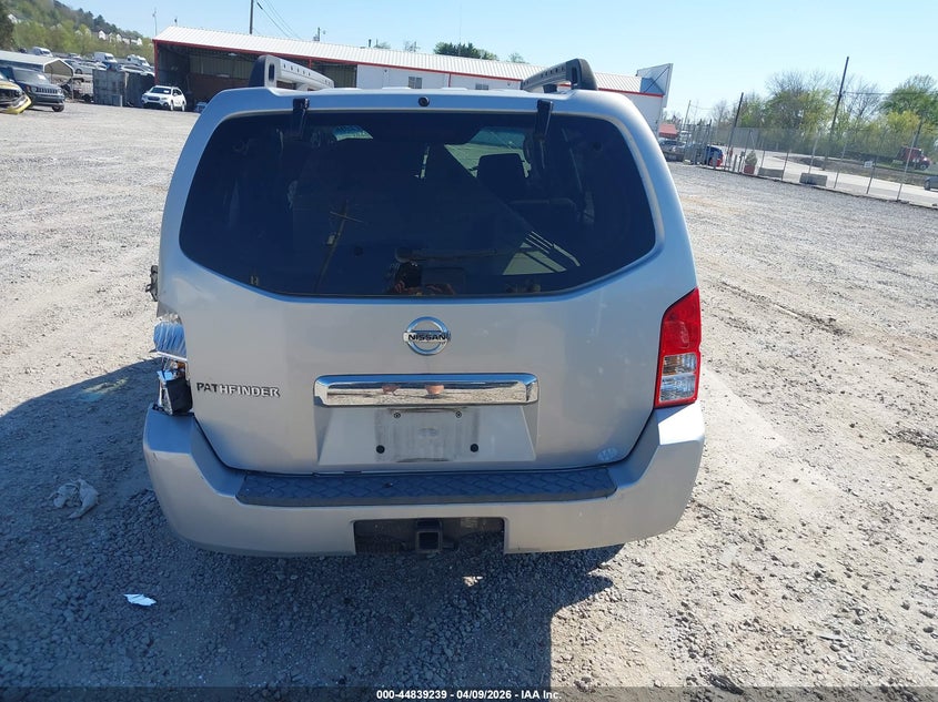 2006 Nissan Pathfinder S VIN: 5N1AR18WX6C628501 Lot: 44839239