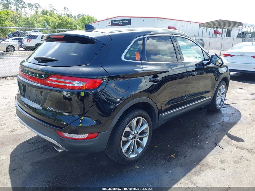 2018 Lincoln Mkc 2.0 Select Black Lot 111044839257 Vin 5LMCJ2D93JUL08121