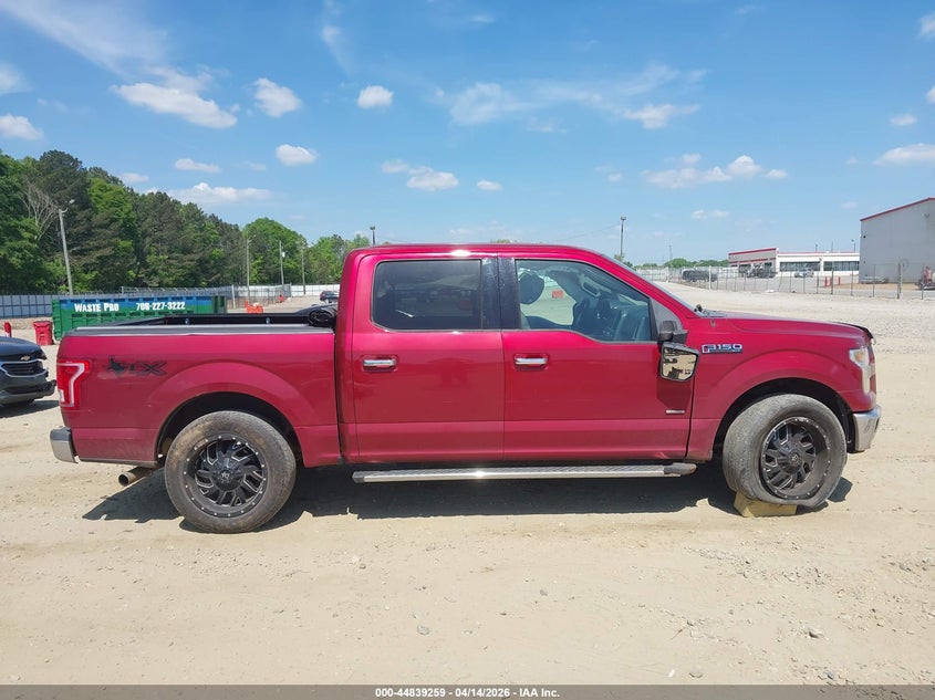 2015 Ford F-150 2.7 Xlt red Lot 111044839259 Vin 1FTEW1CP5FKD41104