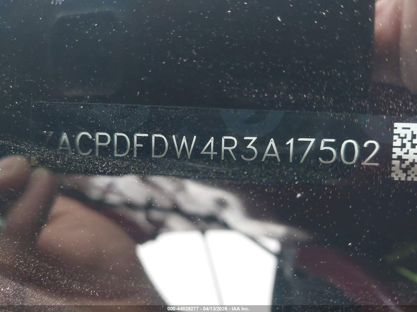 2024 Dodge Hornet R/T Plus Eawd VIN: ZACPDFDW4R3A17502 Lot: 44839277