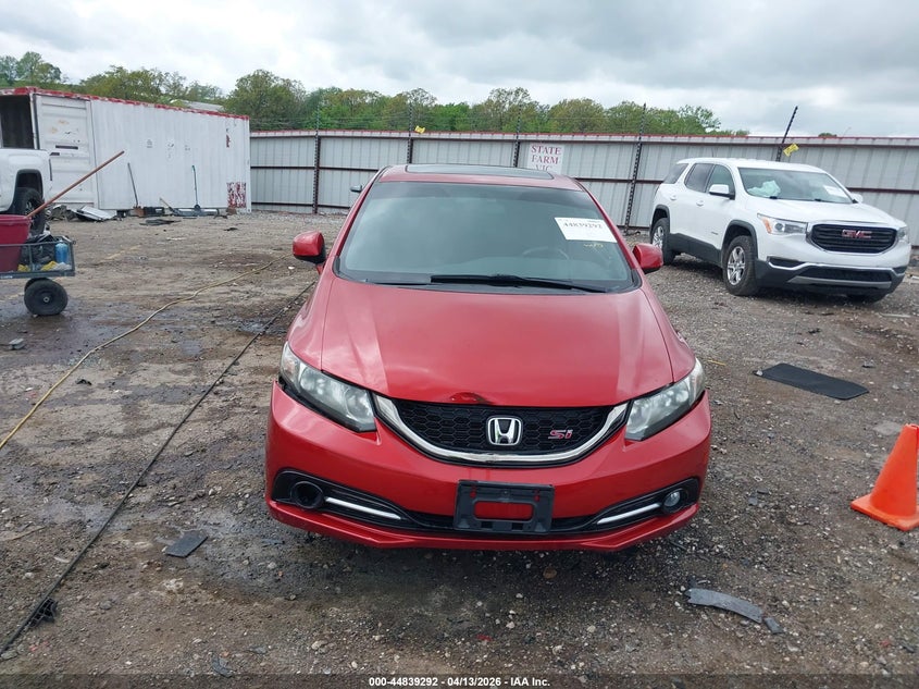2013 Honda Civic 2.4 Si red Lot 111044839292 Vin 2HGFB6E57DH707093