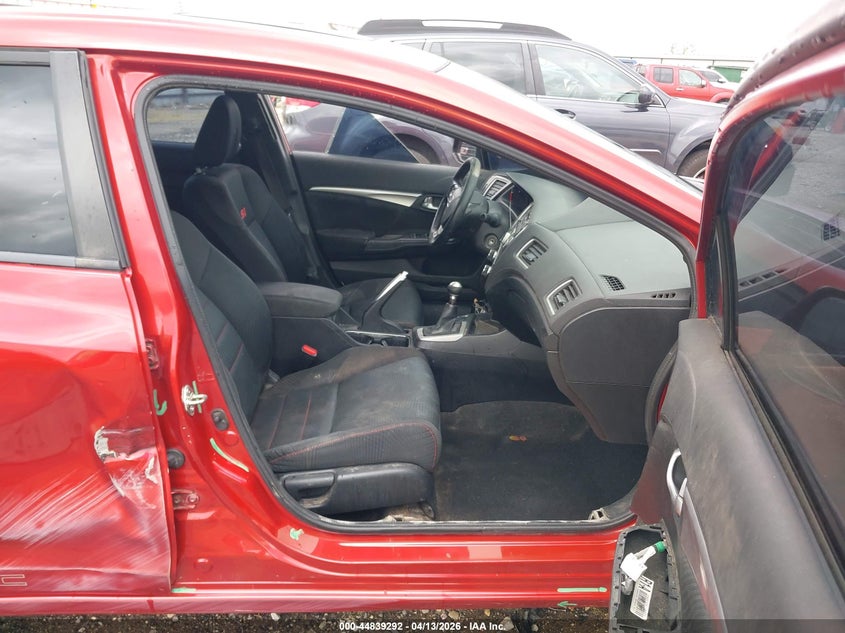 2013 Honda Civic 2.4 Si red Lot 111044839292 Vin 2HGFB6E57DH707093