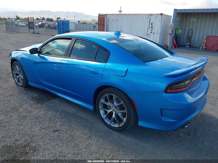 2023 Dodge Charger 3.6 Gt blue Lot 111044839405 Vin 2C3CDXHGXPH587930