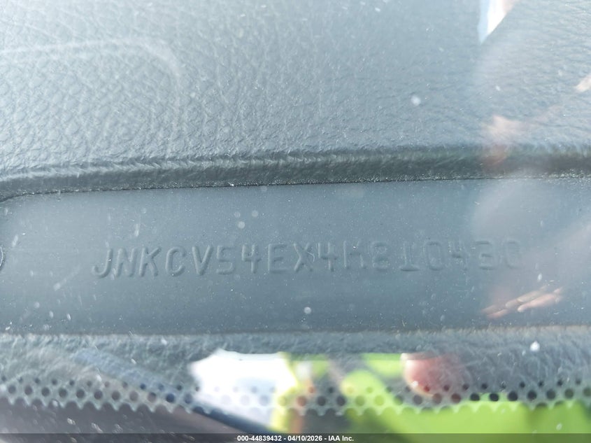 2004 Infiniti G35 VIN: JNKCV54EX4M810430 Lot: 44839432