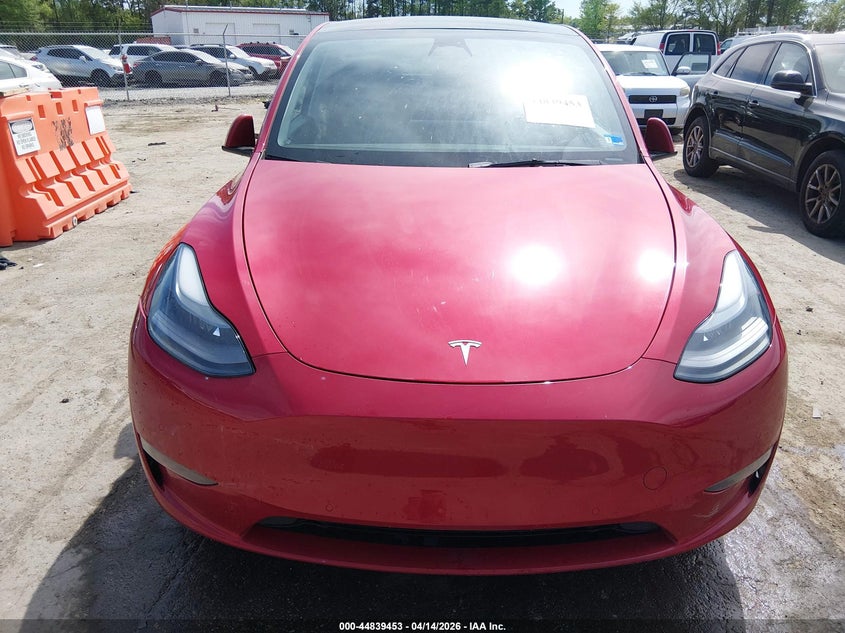 2022 Tesla Model Y Performance Dual Motor All-Wheel Drive VIN: 7SAYGDEF0NF309756 Lot: 44839453