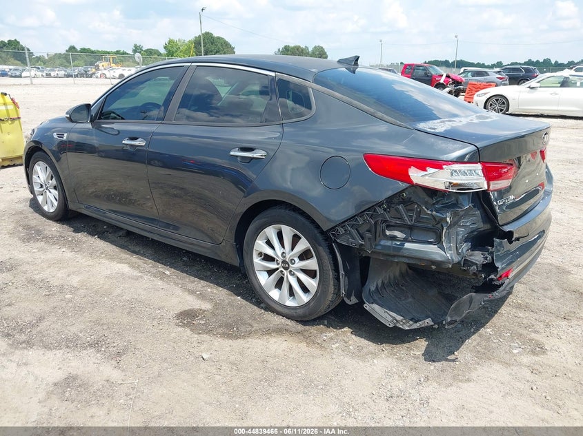 Vin: 5xxgu4l37gg034249, lot: 45336774, kia optima ex 20163