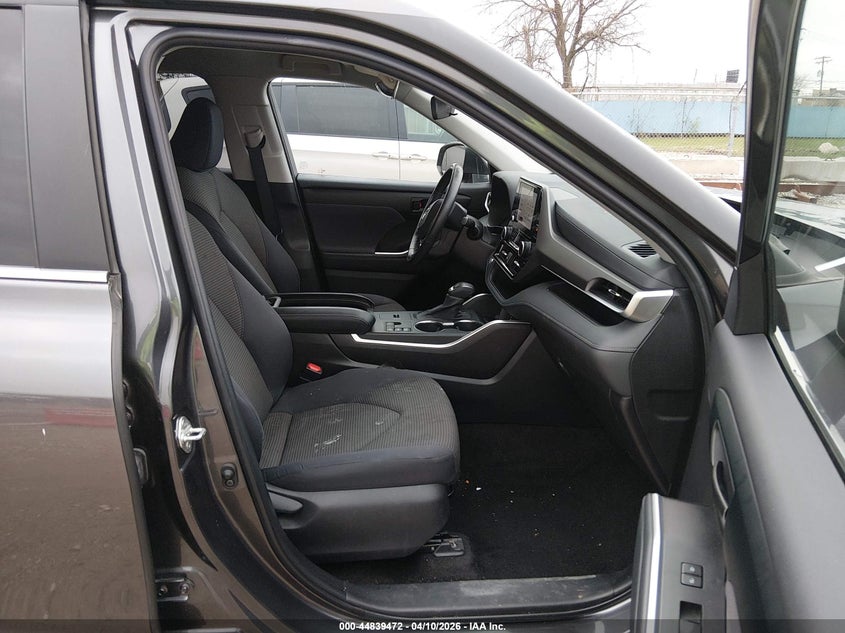 2023 Toyota Highlander 2.4 Le grey Lot 111044839472 Vin 5TDKDRAH2PS005312