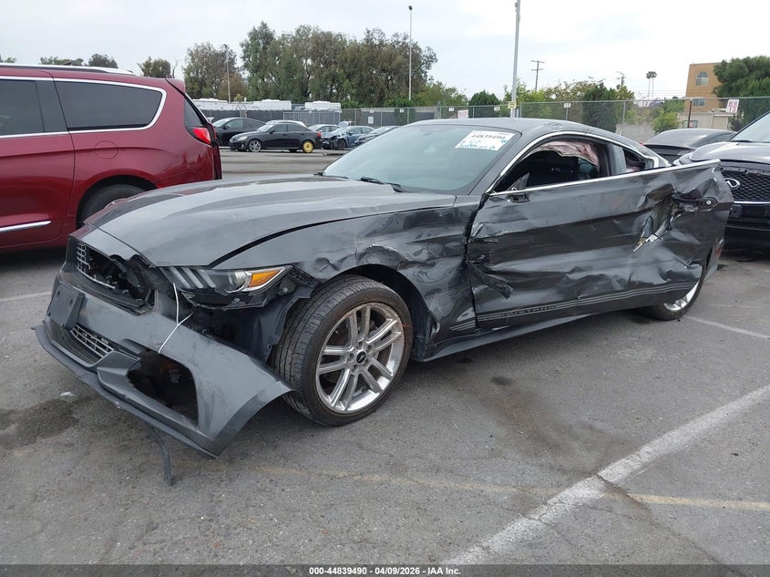 2017 Ford Mustang 2.3 Ecoboost Grey Lot 111044839490 Vin 1FA6P8TH6H5229180