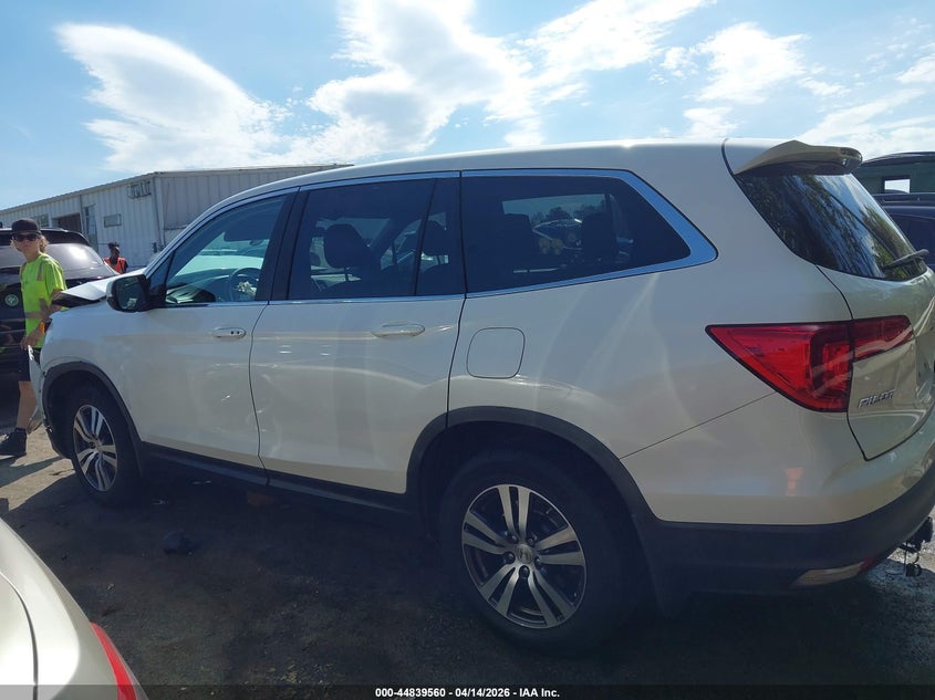 2018 Honda Pilot 3.5 Ex white Lot 111044839560 Vin 5FNYF5H30JB003383