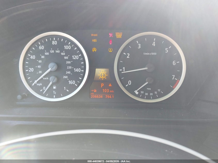 2007 BMW 530I VIN: WBANE73577CM58227 Lot: 44839672