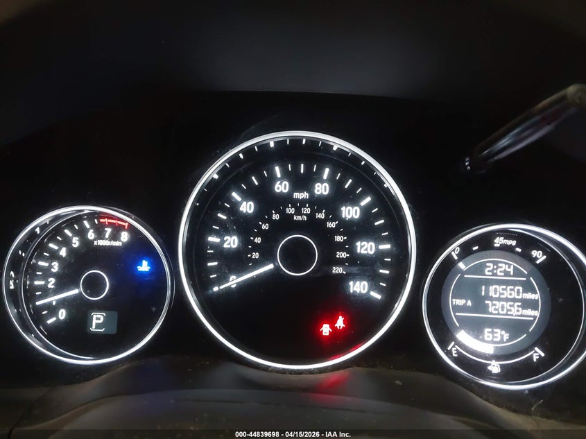 2016 Honda Hr-V Ex-L VIN: 3CZRU6H76GM701336 Lot: 44839698