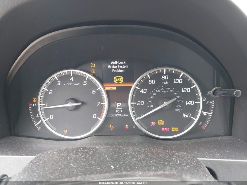 2017 Acura Rdx Advance Package VIN: 5J8TB3H76HL015186 Lot: 44839780