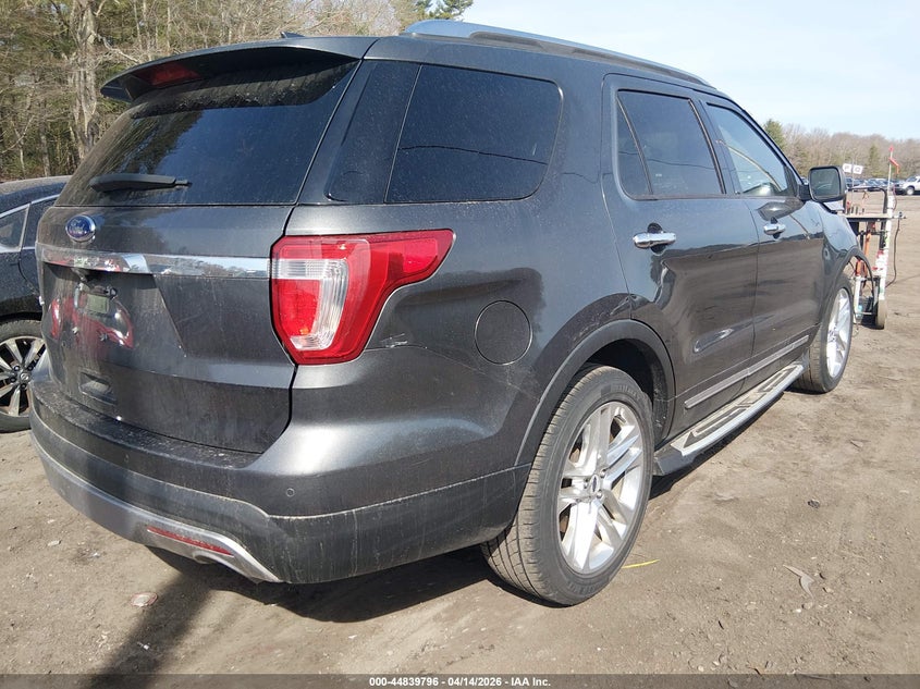 2017 Ford Explorer 3.5 Limited grey Lot 111044839796 Vin 1FM5K7F82HGD86179