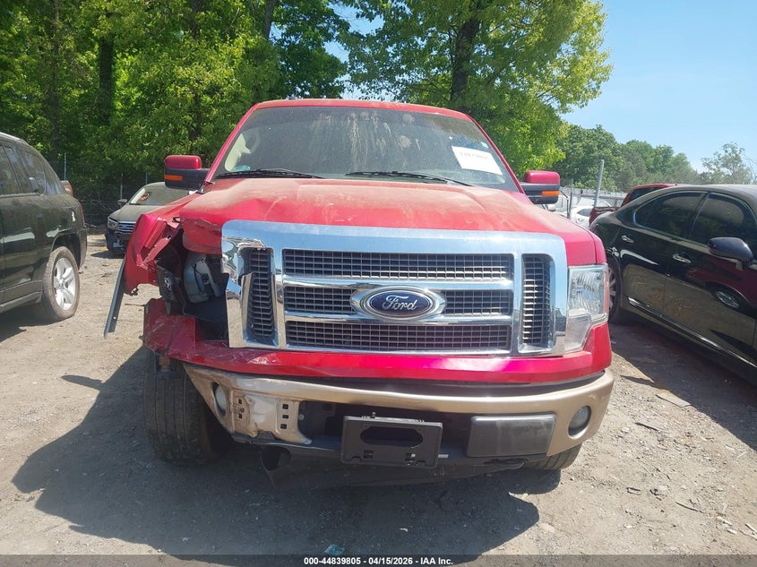 2012 Ford F-150 Lariat VIN: 1FTFW1EFXCFC23448 Lot: 44839805