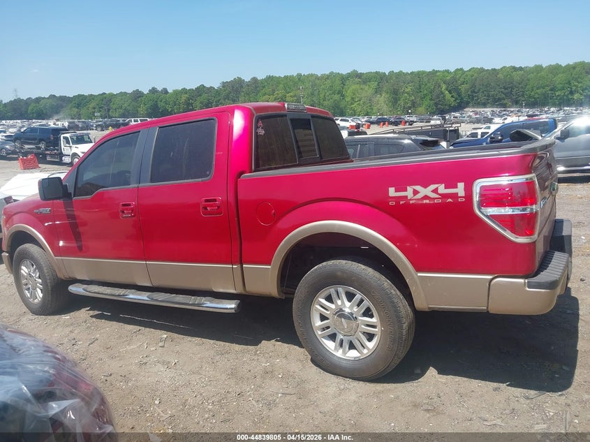 2012 Ford F-150 Lariat VIN: 1FTFW1EFXCFC23448 Lot: 44839805