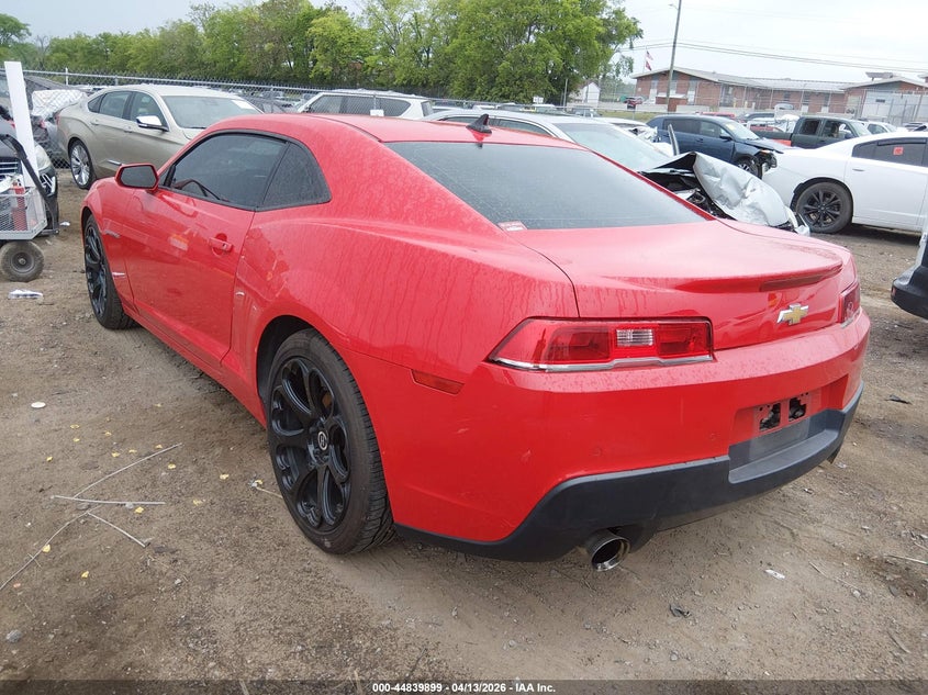 2014 Chevrolet Camaro 3.6 1lt Red Lot 111044839899 Vin 2G1FB1E31E9298044